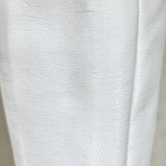 Sway White Knee High Boots Stiletto Heels Icicle Fringe - Picture 10 of 10